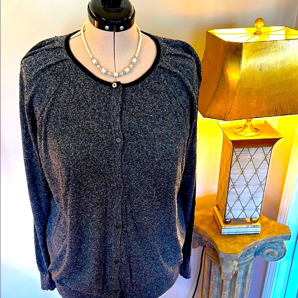 JONES NEW YORK (Vintage) Elegant Beaded Cardigan